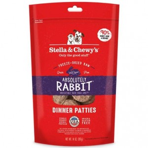 Stella & Chewy's Dog Freeze-Dried Dinner Patties Absolutely Rabbit 14oz